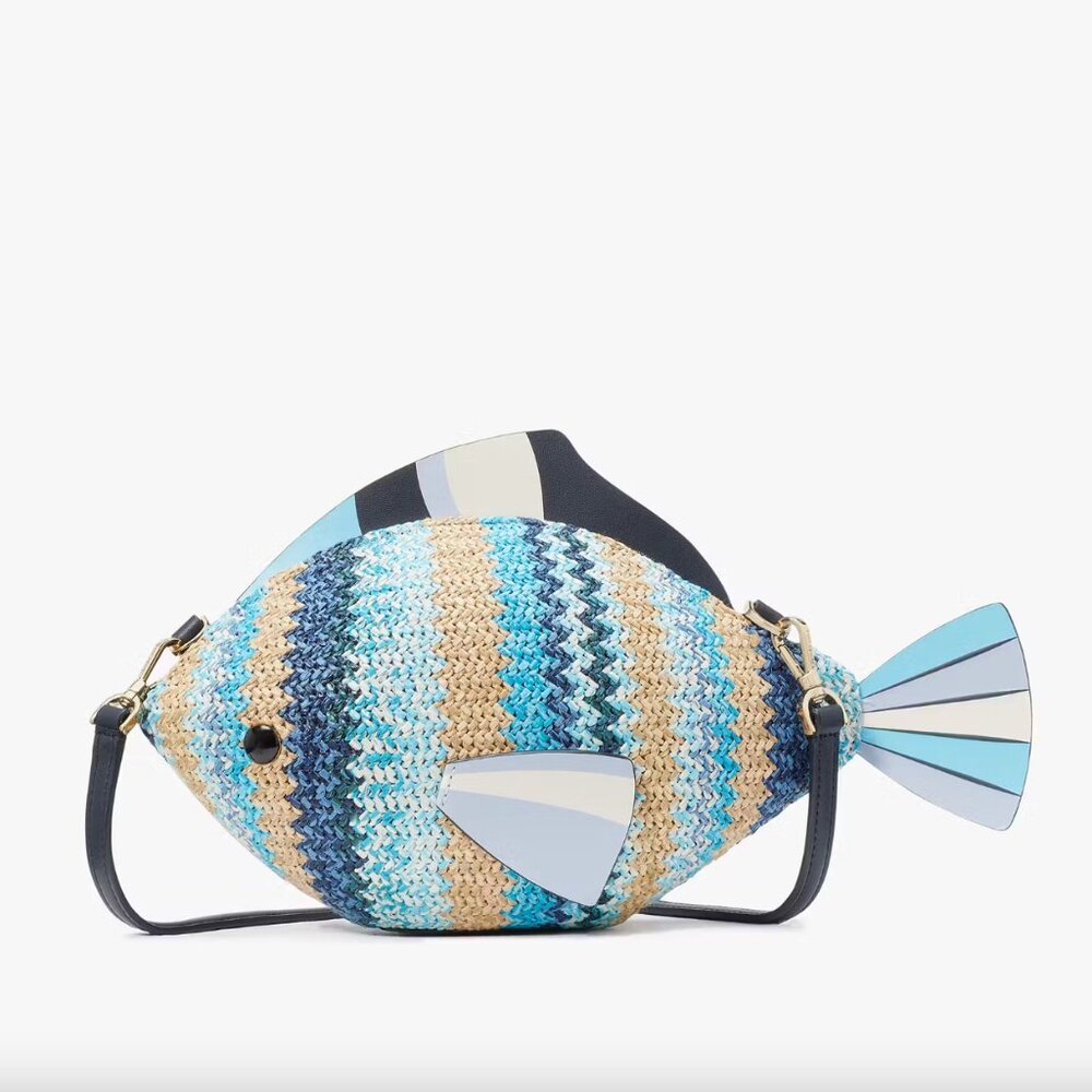 🐟 NWT Kate Spade New York What A Catch 3D Fish Crossbody